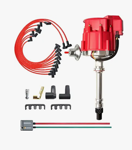 lot 7431 image: Chevy Distributor Kit with wires unknown brand