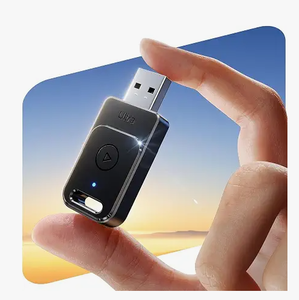 lot 8164 image: Wireless CarPlay Adapter USB Dongle with USB-C Adapter
