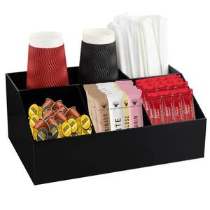 lot 1267 image: Watpot Acrylic Coffee Station Organizer Black