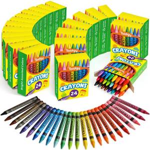 lot 1269 image: Toidgy Crayons 24 Count 24 Pack Bulk Set