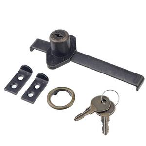 lot 2003 image: Chinflly Desk Drawer Lock with 2 Keys, Zinc Alloy, Bronze, 1 Pack