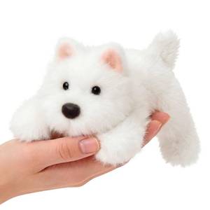 lot 2045 image: Peach Cat West Highland White Terrier Stuffed Animal 7