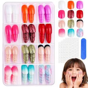 lot 2065 image: Jsiallye Kids Press On Nails 288-Piece Set