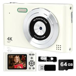lot 2073 image: Bearbisu Digital Camera 44MP 1080P 16X Zoom
