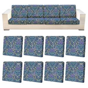 lot 2079 image: pickyNproud 8-Piece Patio Cushion Covers Stretch Slipcovers