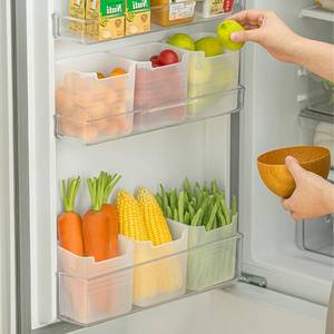 lot 2103 image: MdakeGo 3-Pack Refrigerator Organizer Boxes, Small