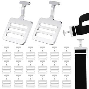 lot 2108 image: Fabbay Football Shoulder Pad T Hook with Elastic Strap, 12 Sets