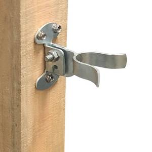 lot 2128 image: NIDAYE 1-38 Flat Back Wall Mount Fork Gate Latch