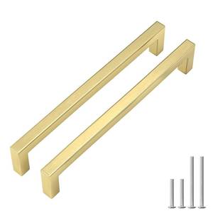 lot 9293 image: Goldenwarm 20 Pack 7-916 CC Brushed Gold Cabinet Pulls Kitchen Handles