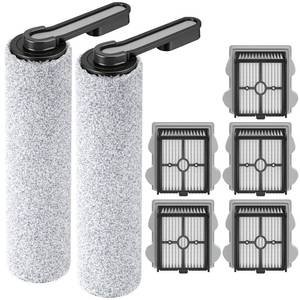 lot 9314 image: Nukisa Roller Brush Replacement Compatible with Tineco S5 Vacuum Mop,7 Pack