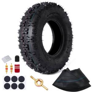 lot 9340 image: 4.103.50-6 4.10-6 410-6 Tire and Inner Tube Compatible for Lawn Mower 4 Wheelers ATV Snow Blower Tractors Hand Trucks (1)