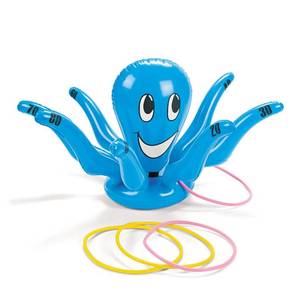 lot 10320 image: Fun Express Inflatable Octopus Ring Toss Game