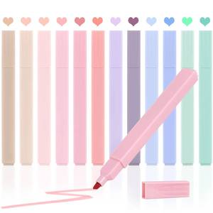 lot 10345 image: Utron 12pcs Bible Highlighters, Pastel Highlighter Set, No Bleed Bible Highlighters (12 Color)