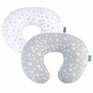 lot 10359 image: Cotton Nursing Pillow Cover Compatible with Boppy Pillow 2-Pack