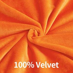 lot 10387 image: GriNeed Velvet Throw Pillow Covers Orange Set of 2 20x20 Inch Pillow Covers, Soft Farmhouse Neutral Decorative Pillowcases for Couch Sofa Bed, Home Boho Decor, Modern Cushion Covers