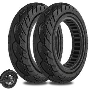 lot 11700 image: Felixstory 10x2.125 Solid Rubber Tire Pair