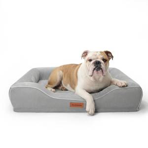 lot 11702 image: Hush Bone Orthopedic Dog Bed Cooling Gel Foam 24 Inch