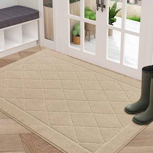 lot 11704 image: BEQHAUSE Dirt Trapper Door Mat 32 x 48 Beige