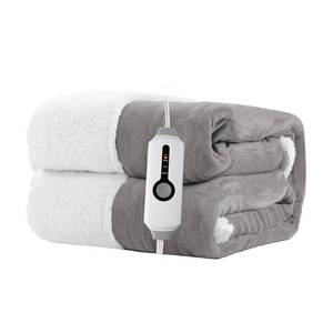 lot 11710 image: RALYSUN Electric Heated Blanket Throw 50x60 Gray