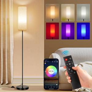 lot 11711 image: Frideko Home Smart Floor Lamp RGB 9W 800LM