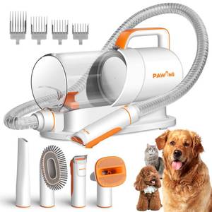 lot 11737 image: PAWING Dog Grooming Vacuum with Clippers and Brush