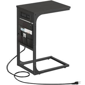 lot 11743 image: TUTOTAK C Shaped End Table with Charging Station