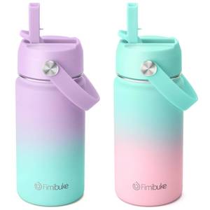 lot 12007 image: Fimibuke Kids Insulated Water Bottle 14oz 2-Pack