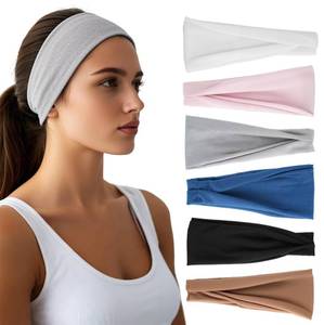 lot 12035 image: HSEM Workout Headbands for Women, 6-Pack