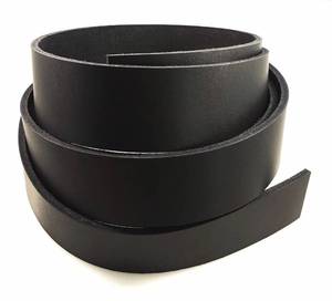 lot 12039 image: Dangerous Threads Black Latigo Leather Strip 1.5 x 72