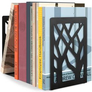 lot 12042 image: MaxGear Bookends Tree Design 7 x 4.7 x 3.5 Inches