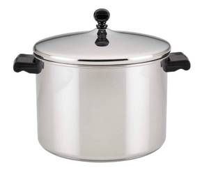 lot 17146 image: Farberware Classic 8-Quart Stainless Steel Stock Pot with Lid