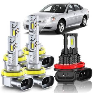 lot 18218 image: LED Headlight Bulb Set for Chevy Impala 2006-2013