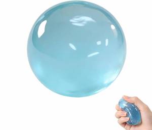 lot 18246 image: Generic Coconut Oil Squishy Stress Ball, Blue
