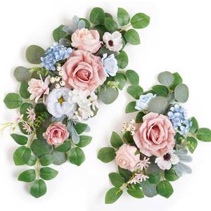lot 19067 image: Weieryue Artificial Flower Arch Decorations Pack of 2