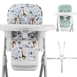 lot 19096 image: Lunobubo Reversible High Chair Cushion Pad Green