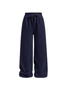 lot 20059 image: Ecolala Girls Wide Leg Sweatpants Navy Blue 9-10Y
