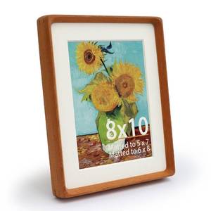 lot 20063 image: Zelvix Teak Wood Picture Frame 8x10
