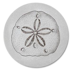 lot 20090 image: Thirstystone Sand Dollar Round Stone Coaster 4 Pack