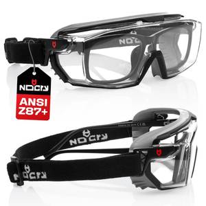 lot 20107 image: NoCry Anti-Fog Safety Goggles Over Glasses
