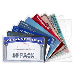 lot 20108 image: Card Protector Sleeves 10-Pack Clear 24 Mil