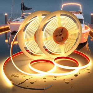 lot 20129 image: VOEWT COB LED Strip Lights 12V IP67 Waterproof 32.8ft