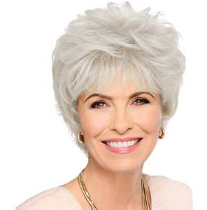 lot 20130 image: UDU Short Pixie Cut Wig with Bangs