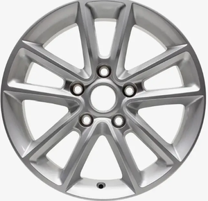 lot 9302 image: Automotive Wheel Rim Multi-Spoke Gray Finish 4 pc