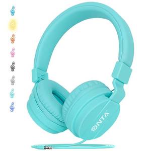 lot 1012 image: ONTA Kids Wired Headphones with 3.5mm Jack, Green