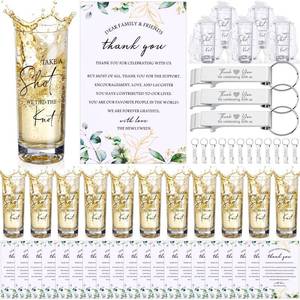 lot 1356 image: Sliner 100-Set Wedding Favor Shot Glass Kit