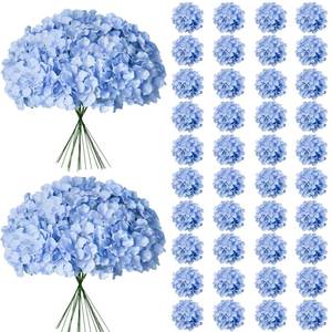 lot 1362 image: Cherica Artificial Hydrangea Flowers 65-Piece Set