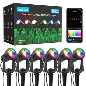 lot 1401 image: Ligency Spotlight Outdoor Smart Low Voltage Landscape Lights 6-Pack