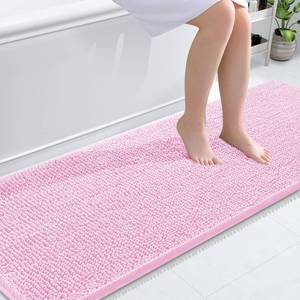 lot 1427 image: OLANLY Bathroom Runner Rug 70x24 Chenille