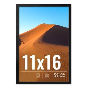 lot 2150 image: LaVie Home 11x16 Picture Frame for Wall Display, 11x16 Black Picture Frame with HD Plexiglas, 11 x 16 Frame 1 Pack, Display Frame for Vertical or Horizontal, Classic Collection