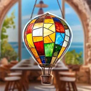 lot 2165 image: Set of Acrylic Balloon & Lantern Hanging Pendants